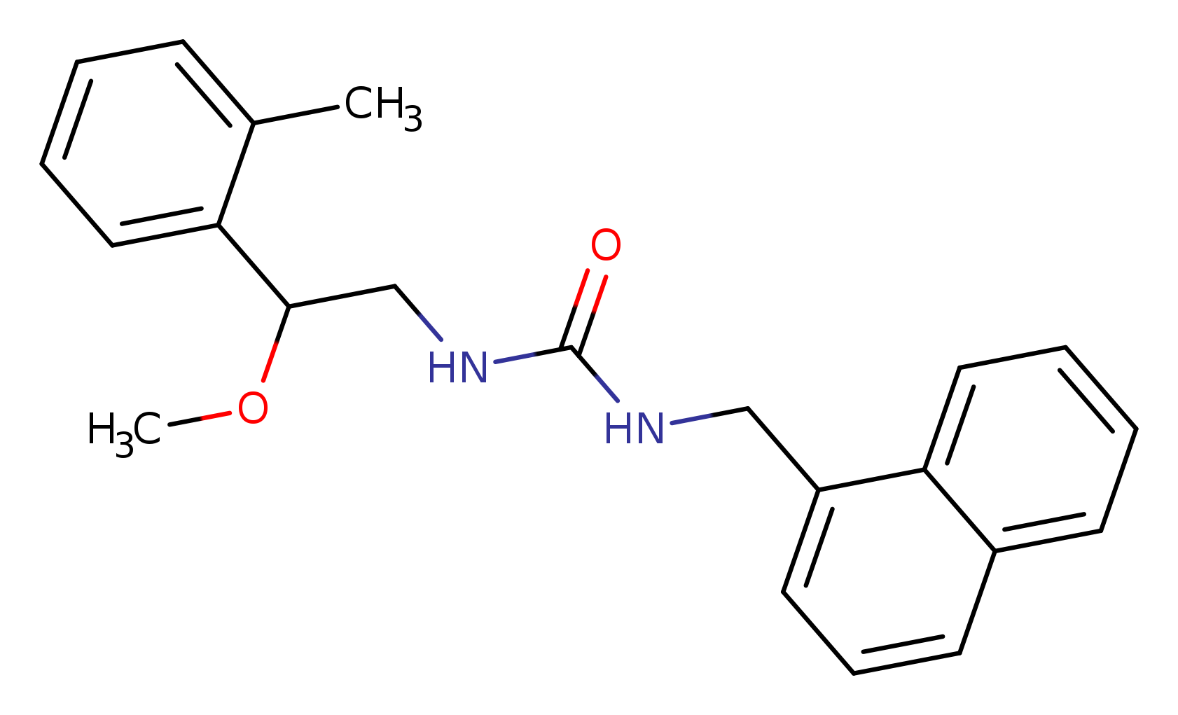 3-[2-methoxy-2-(2-methylphenyl)ethyl]-1-[(naphthalen-1-yl)methyl]urea