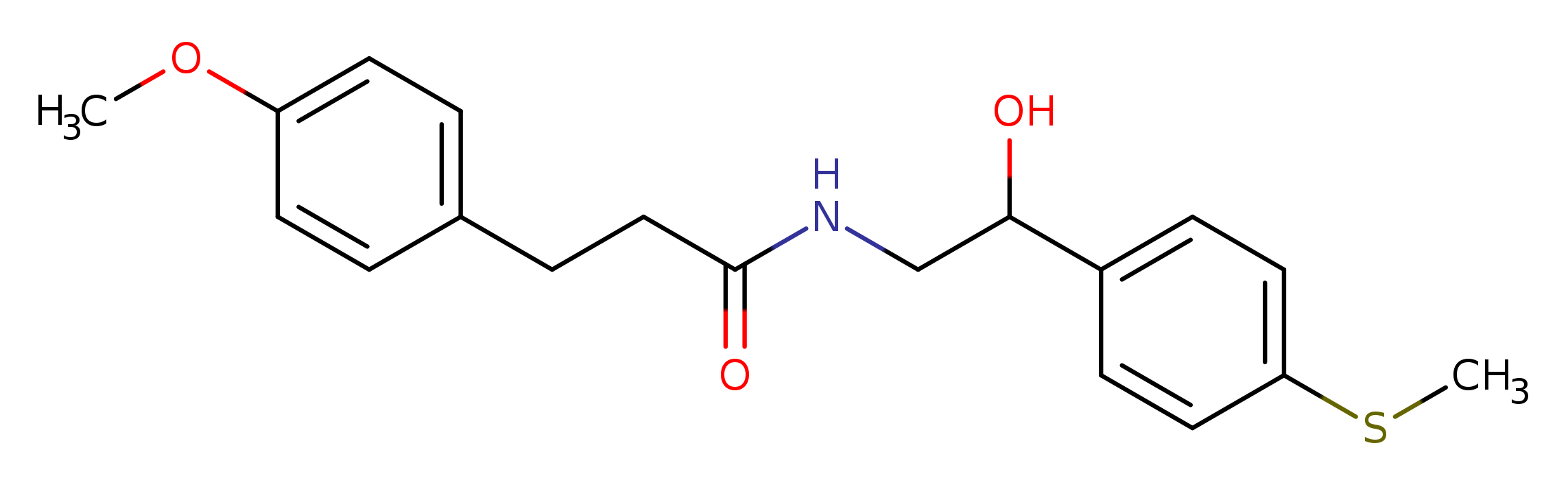 N-{2-hydroxy-2-[4-(methylsulfanyl)phenyl]ethyl}-3-(4-methoxyphenyl)propanamide