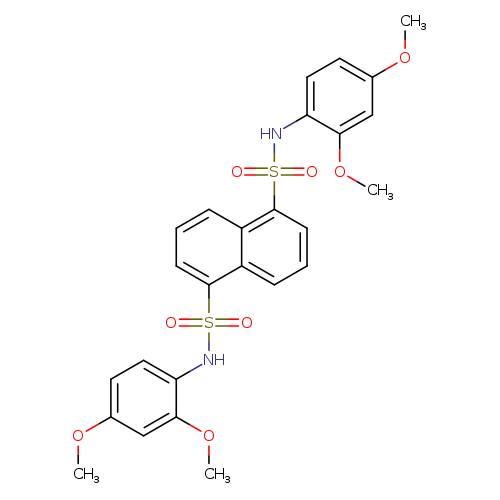 N1,N5-bis(2,4-dimethoxyphenyl)naphthalene-1,5-disulfonamide