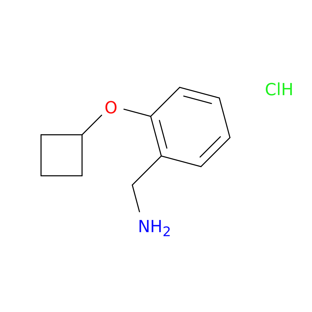 (2-cyclobutoxyphenyl)methanamine hydrochloride