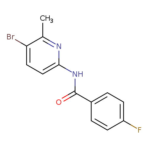 N-(5-bromo-6-methyl-2-pyridinyl)-4-fluorobenzamide