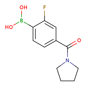 B-[2-Fluoro-4-(1-pyrrolidinylcarbonyl)phenyl]boronic acid