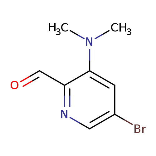 5-Bromo-3-(dimethylamino)pyridine-2-carbaldehyde