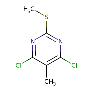 Pyrimidine, 4,6-dichloro-5-methyl-2-(methylthio)-