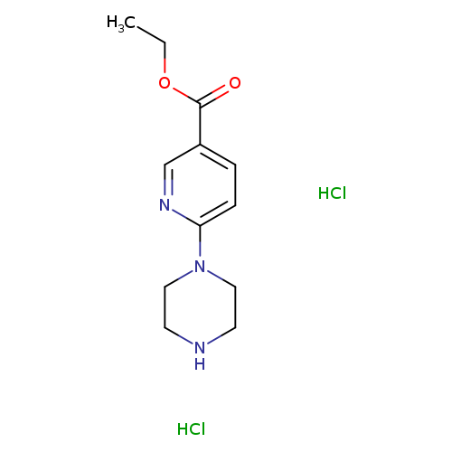 ethyl 6-(piperazin-1-yl)pyridine-3-carboxylate dihydrochloride
