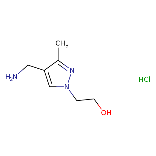 2-[4-(aminomethyl)-3-methyl-1H-pyrazol-1-yl]ethan-1-ol hydrochloride