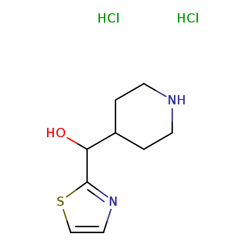 (piperidin-4-yl)(1,3-thiazol-2-yl)methanol dihydrochloride