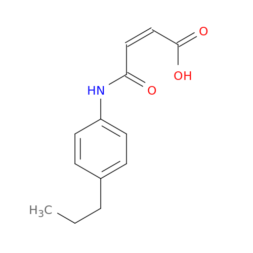 (2Z)-3-[(4-propylphenyl)carbamoyl]prop-2-enoic acid