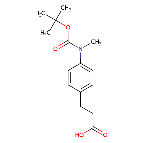 3-(4-{[(tert-butoxy)carbonyl](methyl)amino}phenyl)propanoic acid