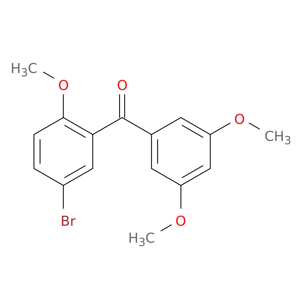(5-Bromo-2-methoxyphenyl)(3,5-dimethoxyphenyl)methanone