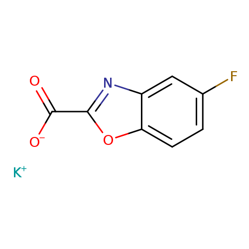 potassium5-fluoro-1,3-benzoxazole-2-carboxylate
