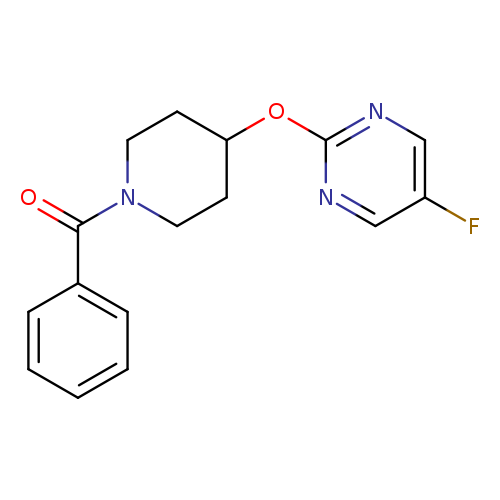 2-[(1-benzoylpiperidin-4-yl)oxy]-5-fluoropyrimidine