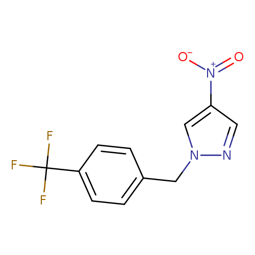 4-Nitro-1-([4-(trifluoromethyl)phenyl]methyl)-1h-pyrazole