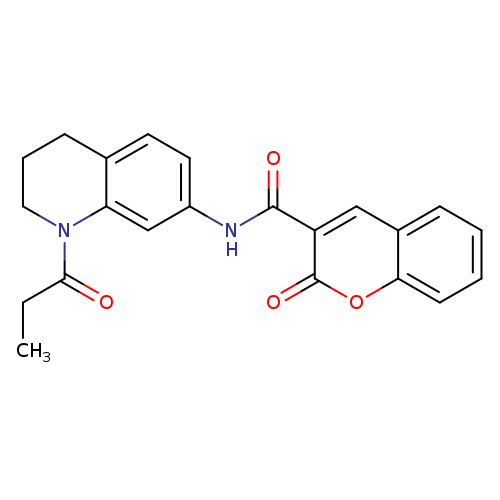 2-oxo-N-(1-propanoyl-1,2,3,4-tetrahydroquinolin-7-yl)-2H-chromene-3-carboxamide