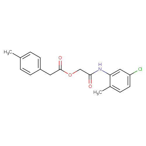[(5-chloro-2-methylphenyl)carbamoyl]methyl 2-(4-methylphenyl)acetate