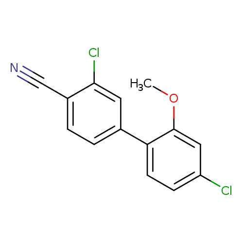2-Chloro-4-(4-chloro-2-methoxyphenyl)benzonitrile