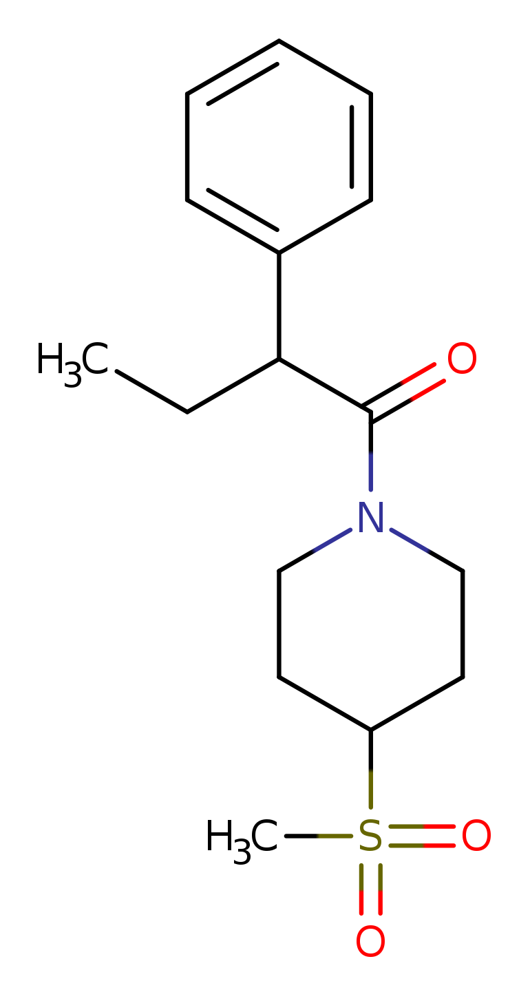 1-(4-methanesulfonylpiperidin-1-yl)-2-phenylbutan-1-one