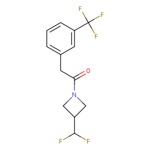 1-[3-(difluoromethyl)azetidin-1-yl]-2-[3-(trifluoromethyl)phenyl]ethan-1-one