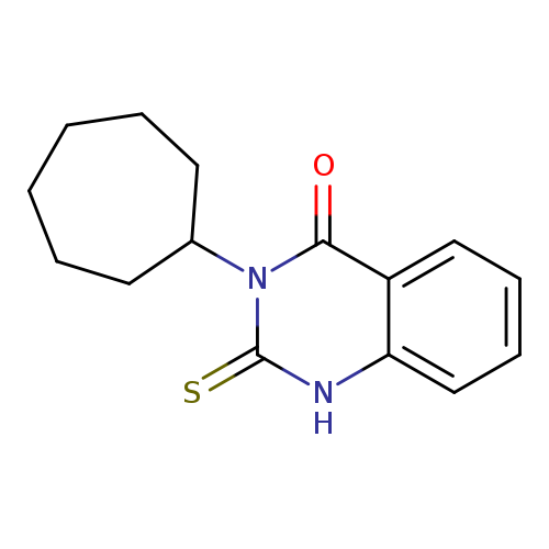 3-Cycloheptyl-2-thioxo-2,3-dihydro-1H-quinazolin-4-one