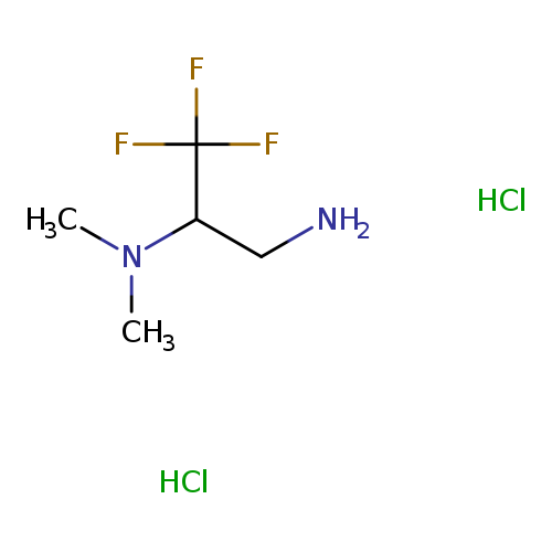 (3-amino-1,1,1-trifluoropropan-2-yl)dimethylamine dihydrochloride