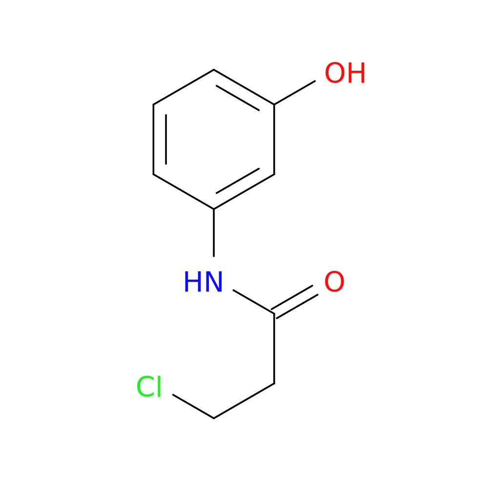 3-Chloro-N-(3-hydroxyphenyl)propanamide