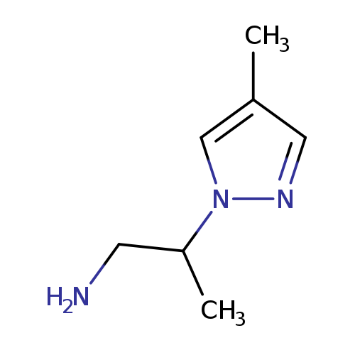 2-(4-Methyl-1H-pyrazol-1-yl)propan-1-amine