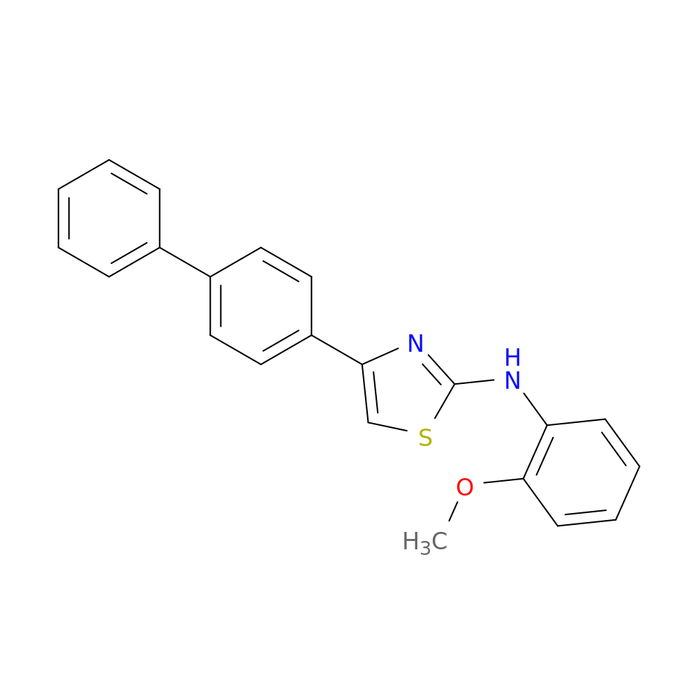 N-(2-methoxyphenyl)-4-(4-phenylphenyl)-1,3-thiazol-2-amine