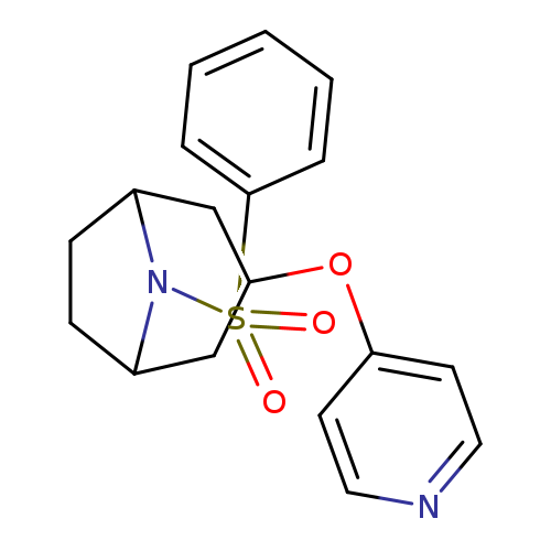 8-(benzenesulfonyl)-3-(pyridin-4-yloxy)-8-azabicyclo[3.2.1]octane