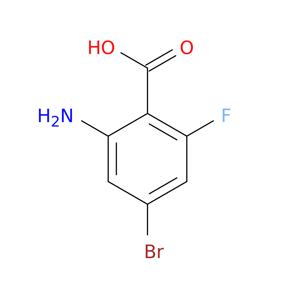 2-Amino-4-bromo-6-fluorobenzoic acid