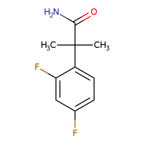 2-(2,4-difluorophenyl)-2-methylpropanamide
