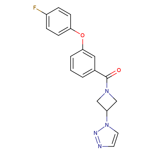 1-{1-[3-(4-fluorophenoxy)benzoyl]azetidin-3-yl}-1H-1,2,3-triazole