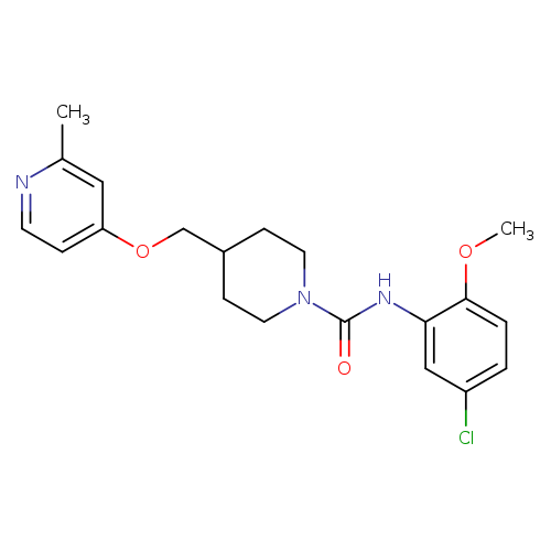 N-(5-chloro-2-methoxyphenyl)-4-{[(2-methylpyridin-4-yl)oxy]methyl}piperidine-1-carboxamide