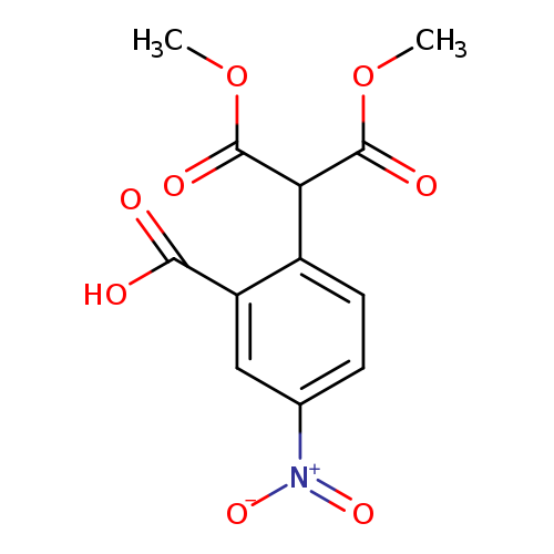 2-(1,3-dimethoxy-1,3-dioxopropan-2-yl)-5-nitrobenzoic acid
