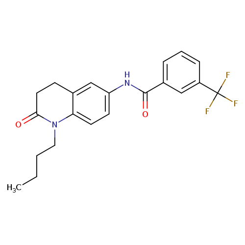 N-(1-butyl-2-oxo-1,2,3,4-tetrahydroquinolin-6-yl)-3-(trifluoromethyl)benzamide