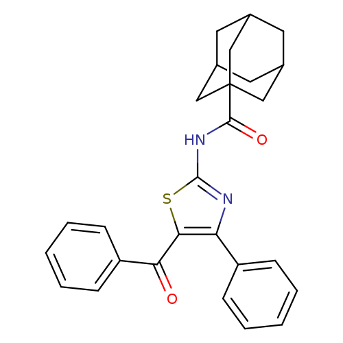 N-(5-benzoyl-4-phenyl-1,3-thiazol-2-yl)adamantane-1-carboxamide