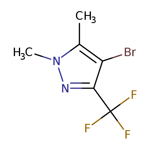 4-bromo-1,5-dimethyl-3-(trifluoromethyl)pyrazole
