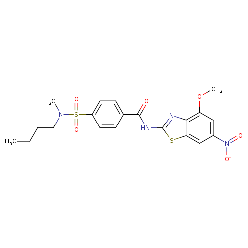 4-[butyl(methyl)sulfamoyl]-N-(4-methoxy-6-nitro-1,3-benzothiazol-2-yl)benzamide
