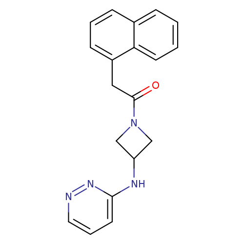 2-(naphthalen-1-yl)-1-{3-[(pyridazin-3-yl)amino]azetidin-1-yl}ethan-1-one