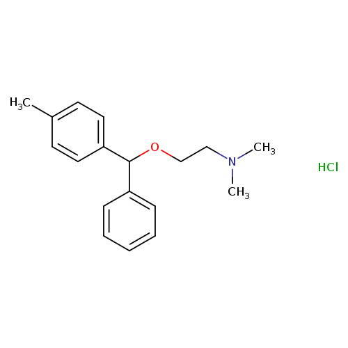 2-[(p-methyl-alpha-phenylbenzyl)oxy]ethyl(dimethyl)ammonium chloride