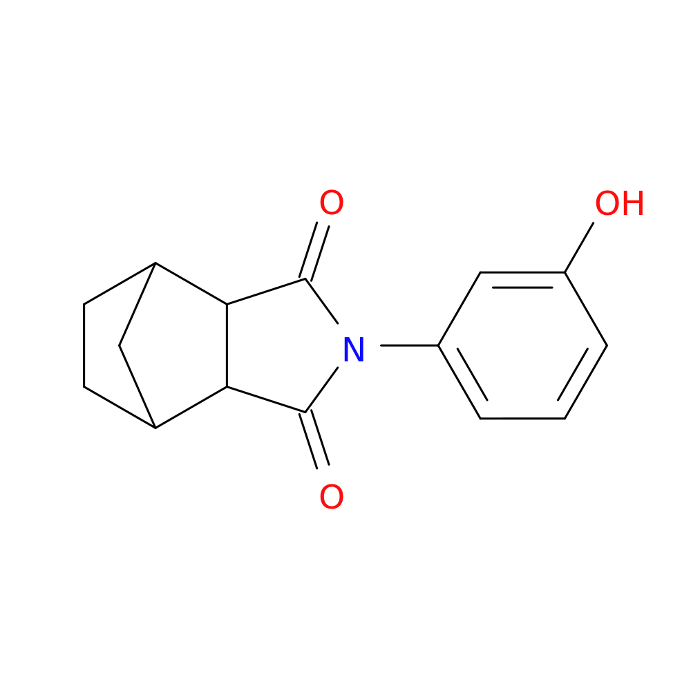 4-(3-hydroxyphenyl)-4-azatricyclo[5.2.1.0~2,6~]decane-3,5-dione