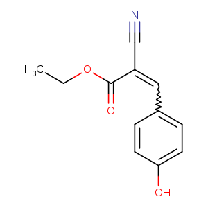 (E)-Ethyl 2-cyano-3-(4-hydroxyphenyl)acrylate