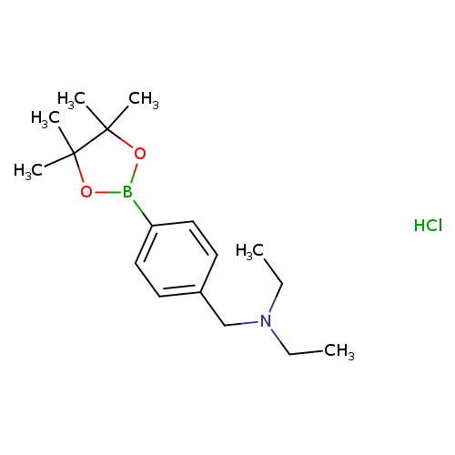 4-(N,N-Diethylaminomethyl)phenylboronic acid, pinacol ester, HCl