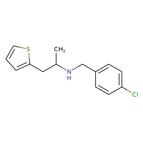 N-(4-Chlorobenzyl)-n-(1-methyl-2-thien-2-ylethyl)amine