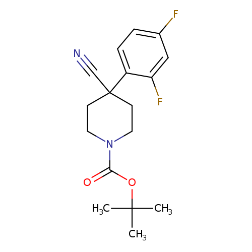 1-BOC-4-CYANO-4-(2,4-DIFLUOROPHENYL)-PIPERIDINE