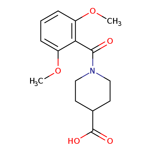 1-(2,6-Dimethoxybenzoyl)piperidine-4-carboxylic acid