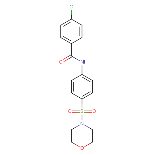 4-chloro-N-[4-(morpholinosulfonyl)phenyl]benzamide
