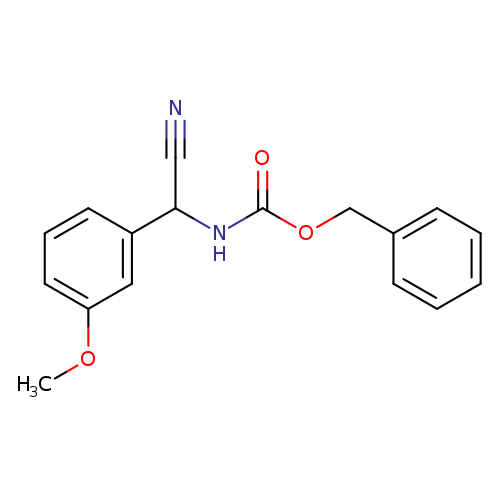 benzyl N-[cyano(3-methoxyphenyl)methyl]carbamate