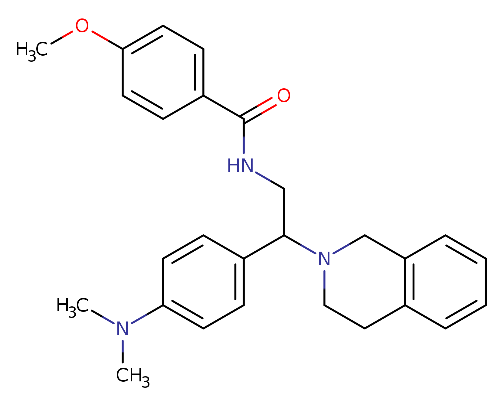 N-{2-[4-(dimethylamino)phenyl]-2-(1,2,3,4-tetrahydroisoquinolin-2-yl)ethyl}-4-methoxybenzamide