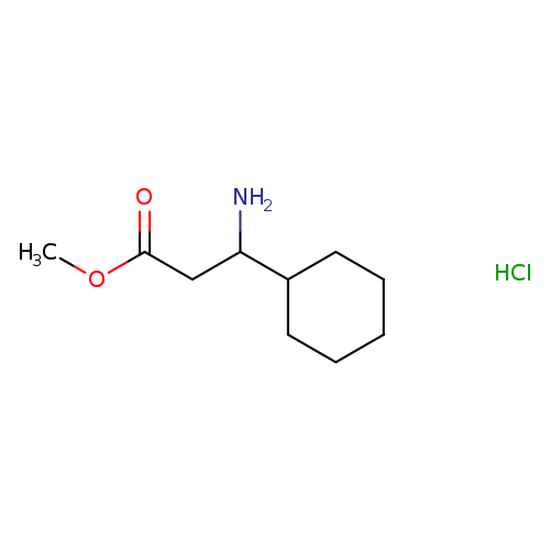 Cyclohexanepropanoic acid, β-amino-, methyl ester, hydrochloride (1:1)