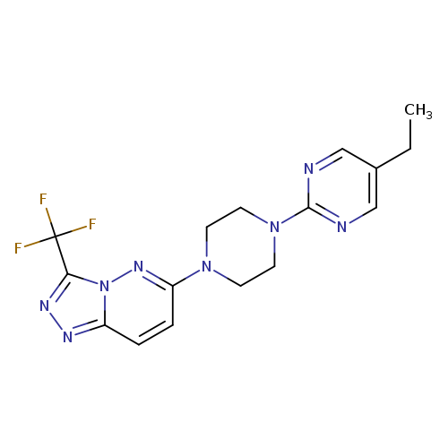 5-ethyl-2-{4-[3-(trifluoromethyl)-[1,2,4]triazolo[4,3-b]pyridazin-6-yl]piperazin-1-yl}pyrimidine
